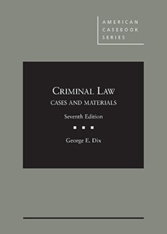 Criminal Law, 7th